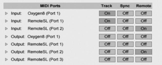 ABLETON LIVE 8.2 - Configuration manuelle d'une surface de contrôle - 1