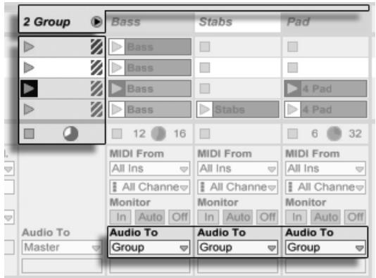 ABLETON LIVE 8.2 - Pistes de groupe - 1