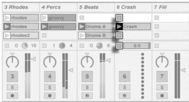 ABLETON LIVE 8.2 - Clips d'écran Session - 1