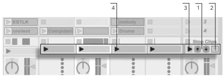 ABLETON LIVE 8.2 - Navigation relative en écran Session - 1