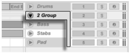 ABLETON LIVE 8.2 - Pistes de groupe - 2
