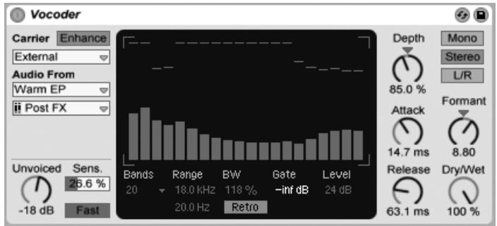 ABLETON LIVE 8.2 - Vocoder - 1