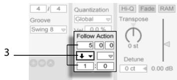 ABLETON LIVE 8.2 - Boucler des parties d'un clip - 2
