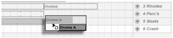 ABLETON LIVE 8.2 - Déplacement et changement de taille des Clips - 1