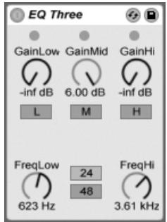 ABLETON LIVE 8.2 - EQ Three - 1
