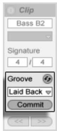 ABLETON LIVE 8.2 - Sélecteur de groove de clip - 1