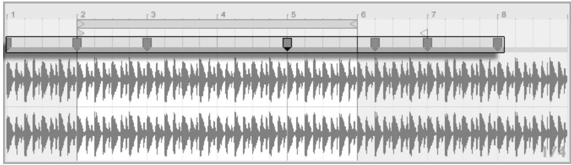 ABLETON LIVE 8.2 - Marqueurs Warp - 1