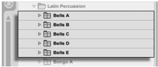ABLETON LIVE 8.2 - Accès aux presets de Latin Percussion - 1