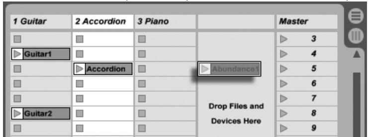 ABLETON LIVE 8.2 - Ajout de clips depuis le navigateur - 1