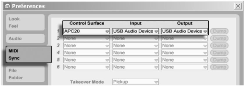 ABLETON LIVE 8.2 - Configuration - 1