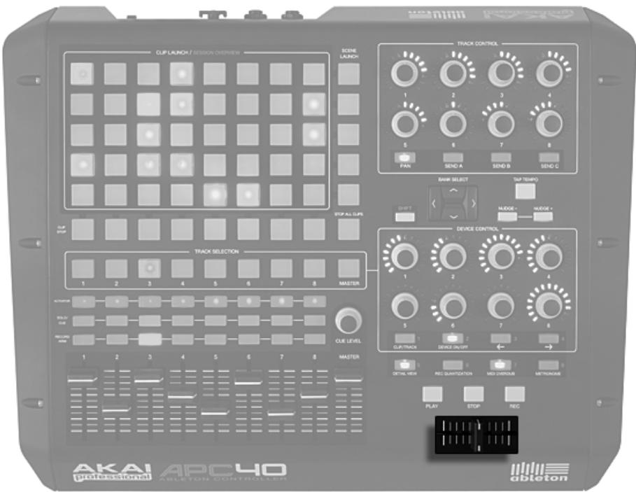 ABLETON LIVE 8.2 - Crossfader - 1