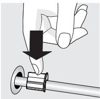 FRIGIDAIRE FFFU13M1QW - La clayette installee, appuyer vers - 2