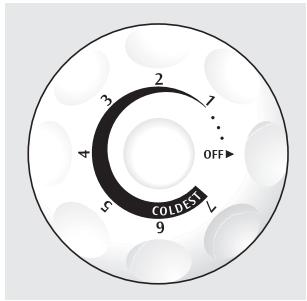 FRIGIDAIRE FFFU13M1QW - Commande de température électromécanique (modèles horizontally et certains modèles de verticaux) - 1