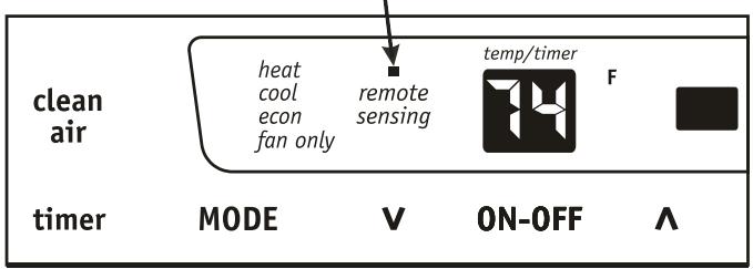 FRIGIDAIRE FRA08PZU1 - FONCTION DE DETECTION A DISTANCE (sur certains modèles) - 2