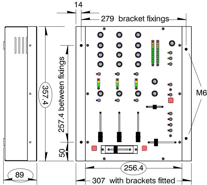 ALLEN & HEATH ALLEN & HEATH XONE32 - Dimensions et poids - 1