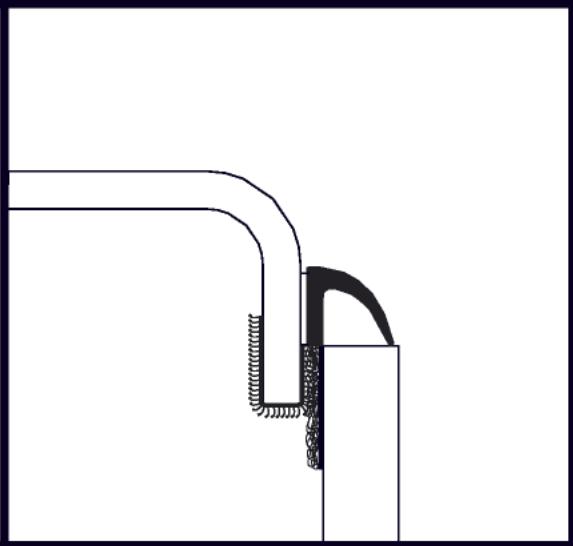 LAZER TABLIER DE BAIGNOIRE TECK - Pose du joint adhésiéve - 1