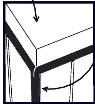 LAZER TABLIER DE BAIGNOIRE TECK - °Traitement de l'angle - 2