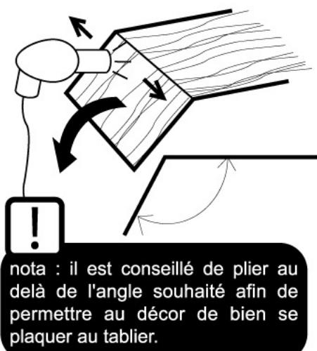 LAZER TABLIER DECOR - Conseil de piage à chaud (plinthe ou décor) - 3