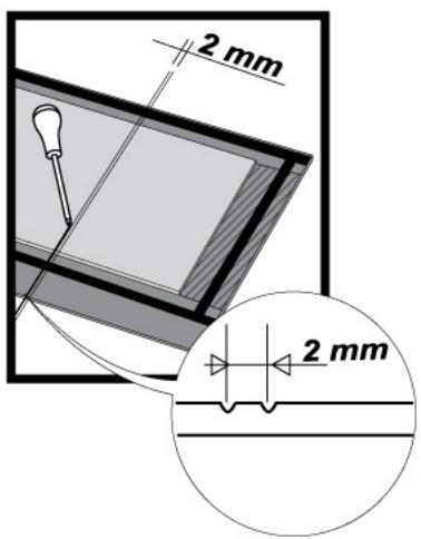 LAZER TABLIER DECOR - Conseil de piage à chaud (plinthe ou décor) - 1