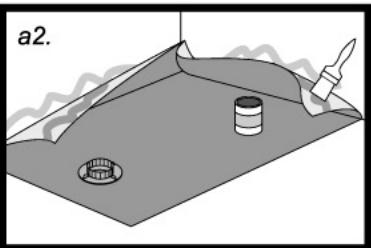 LAZER TEMPETE - Coller la feuille ISOTANCHE - 3