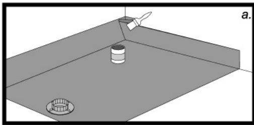 LAZER TEMPETE - RÉalisér un pli mouchoir dans les angles - 1