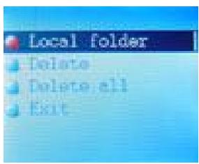 ZOLID LECTEUR MP4 4GO - Interface du menu d'arrêt - 1