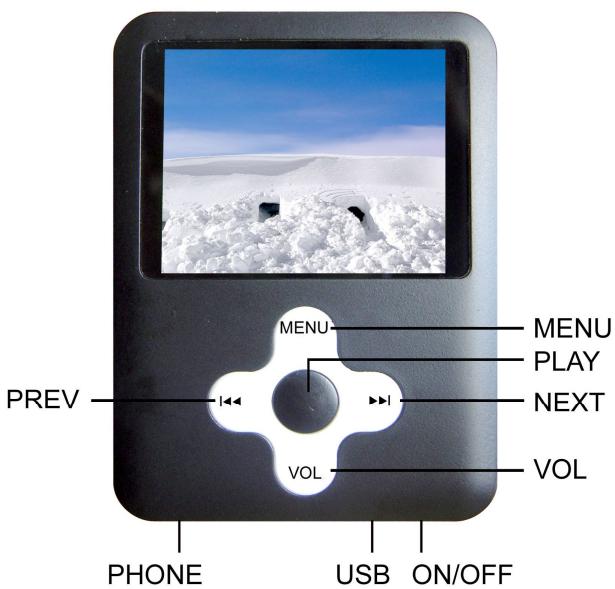 ZOLID LECTEUR MP4 4GO - Fonctions clés : - 1