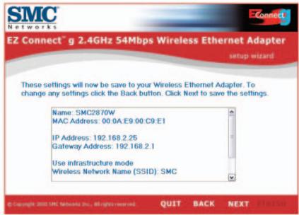 SMC 2870W - Utilizzo dell'installazione guidata EZ - 8