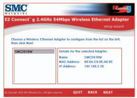 SMC 2870W - Verwendung des EZ Installationsassistenten - 2