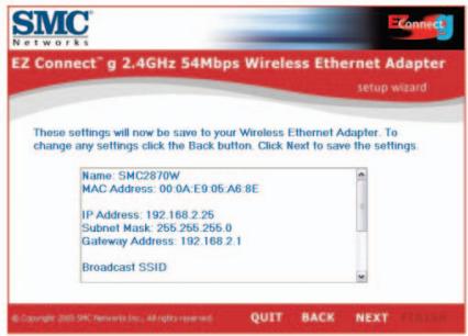 SMC 2870W - De EZ Installation Wizard gebruiken - 12