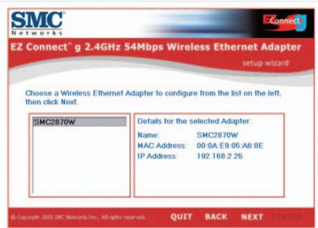 SMC 2870W - Bruge EZ Installation Wizard - 2