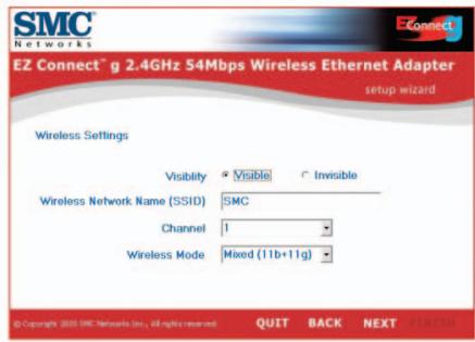 SMC 2870W - Bruge EZ Installation Wizard - 9
