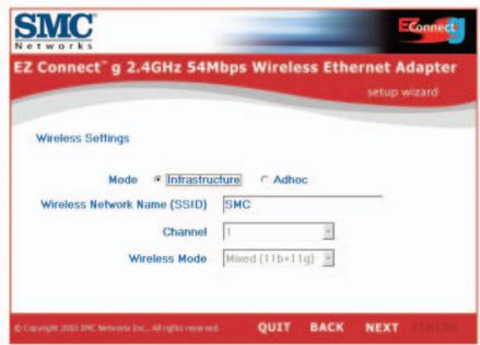 SMC 2870W - Utilizzo dell'installazione guidata EZ - 5