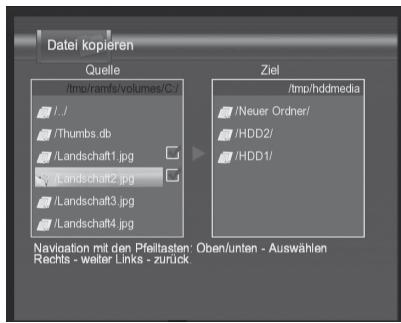 AUVISIO G-252 - - Etape 3: Sélection fichiers et dossiers - 1