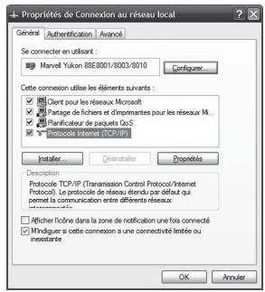 AUVISIO G-252 - - Etape 1: régler le TCP/IP de l'ordinateur - 3