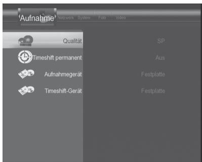 AUVISIO G-252 - - Modifier les réglages d'enregistrement - 1
