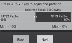AUVISIO G-252 - Step3:FAT32 &amp; NTFS Partitioning - 1