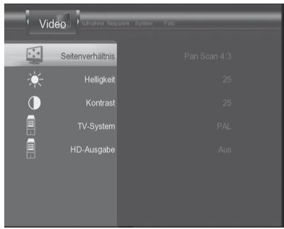 AUVISIO G-252 - - Modifier les réglages videoo - 1