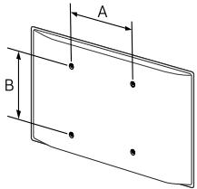 SAMSUNG UE49MU6505, UE55MU6505, UE65MU6505 - Montieren des Geräts an der Wand - 3