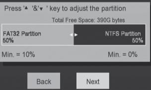 AUVISIO PX-3131 - Step3:FAT32 &amp; NTFS Partitioning - 1