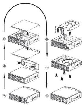 AUVISIO PX-3131 - Montage d'un disque dur - 1