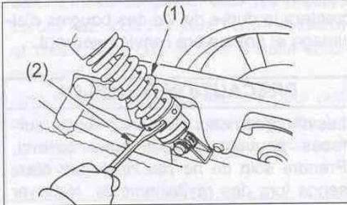 HYOSUNG 125 AQUILA 1CLASSIC - SUSPENSION ARRIERE - 1
