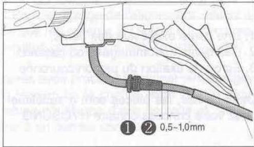 HYOSUNG 125 AQUILA 1CLASSIC - REGLAGE DU LA GARDE DE CABLE DE GAZ - 1