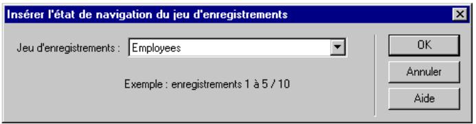 MACROMEDIA DREAMWEAVER MX - Création d'un compteur d'enregistrements en une seule opération - 1