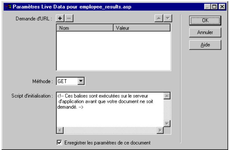 MACROMEDIA DREAMWEAVER MX - Pour travailler sur une page dans la fenêtre live data : - 1