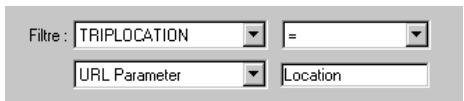 MACROMEDIA DREAMWEAVER MX - Pour créer le filtre d'un jeu d'enregistrements : - 1