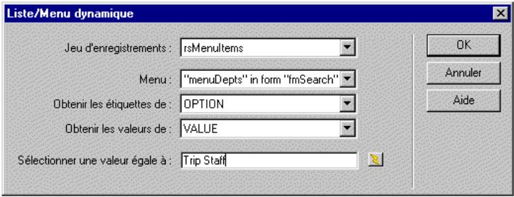 MACROMEDIA DREAMWEAVER MX - Création d'objets dynamiques - 1