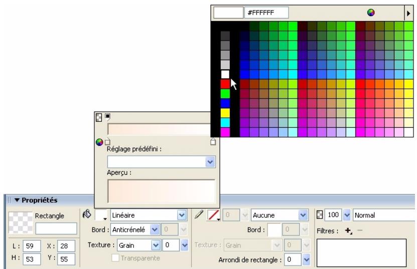 MACROMEDIA STUDIO 8-DCOUVERTE DE STUDIO 8 - Création d'un arrêté-plan contrasté pour le logo - 4