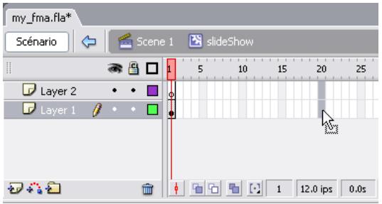 MACROMEDIA STUDIO 8-DCOUVERTE DE STUDIO 8 - Pour modifier le symbole diaporama : - 2