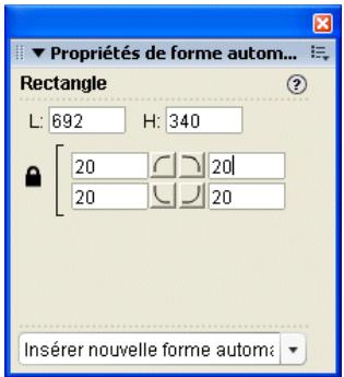 MACROMEDIA STUDIO 8-DCOUVERTE DE STUDIO 8 - Création et modification d'un rectangle arrondi - 4